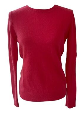 Tahari 100% 2-Ply Cashmere Pink Sweater.  Size S